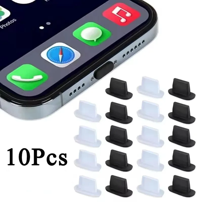 

10/20/30/40 шт. силиконовые заглушки от пыли для порта зарядки Type-C, защитные колпачки-заглушки от пыли для смартфонов Samsung Xiaomi