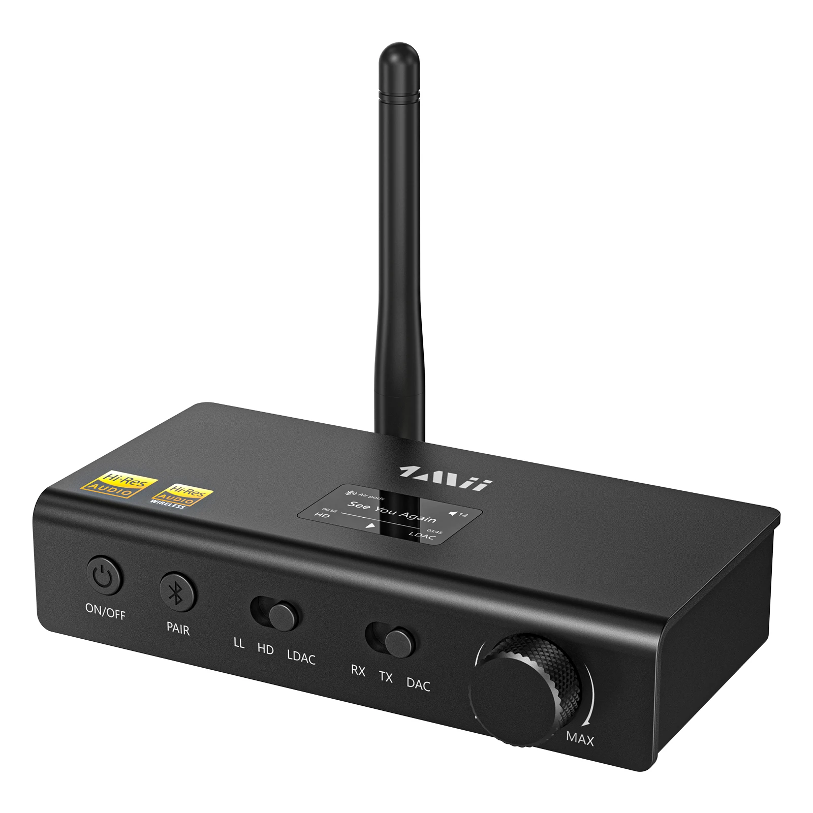 1Mii HiFi DAC Decoder Bluetooth 5.0 Transmitter and Receiver With AptX-LL/HD & LDAC Wireless Audio Receiver Transmitter for TV