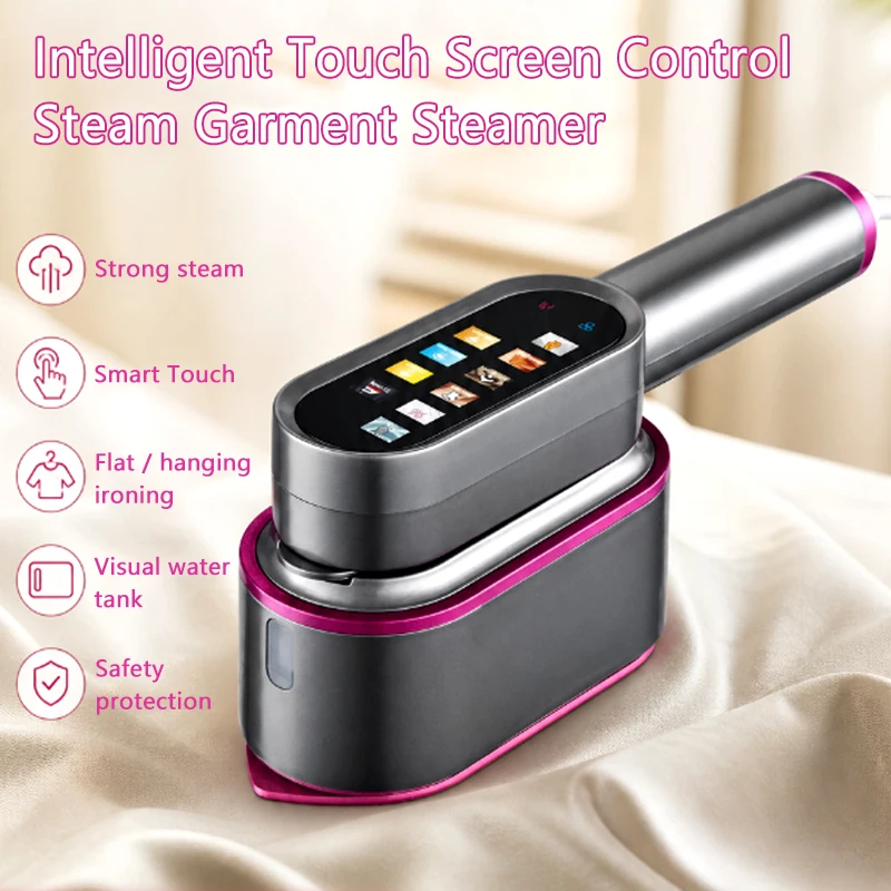 touch-screen-control-steam-hanging-iron-machine-1200w-household-clothing-steamer-handheld-iron-foldable-ironing-machine-150ml
