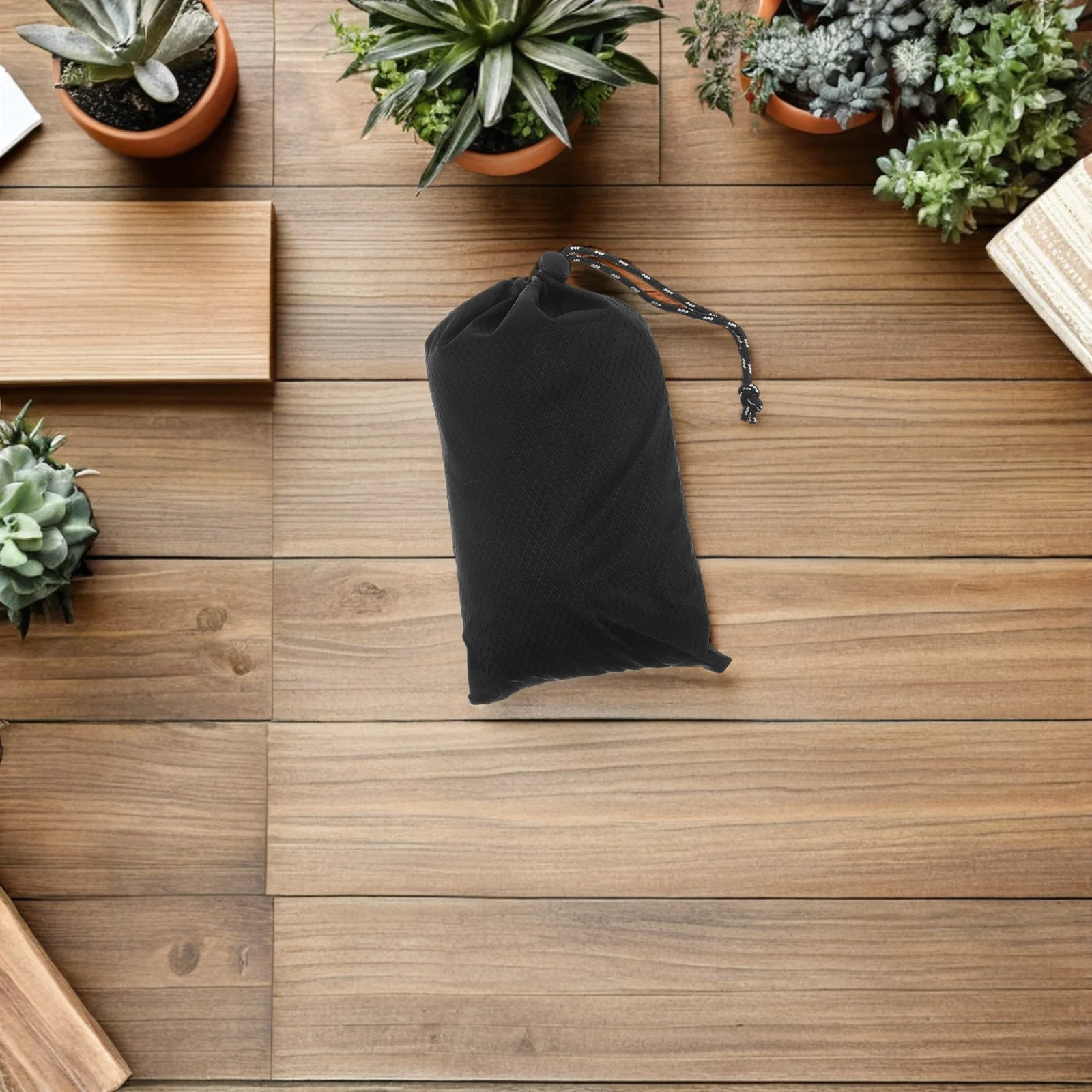 Rok Hujan Ringan Bahan Nilon Tahan Air untuk Mendaki, Setengah Apron untuk Petualangan Luar Ruangan, Tahan Angin, Ringkas dan Mudah Dilipat untuk Jalan Setapak