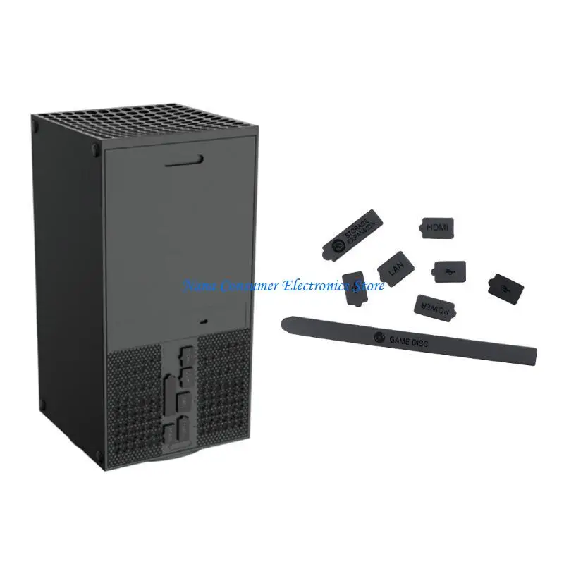

G7NE 8Pcs For Series Console Game Accessories Silicone Dust Proof Cover Stoppers Guard Set
