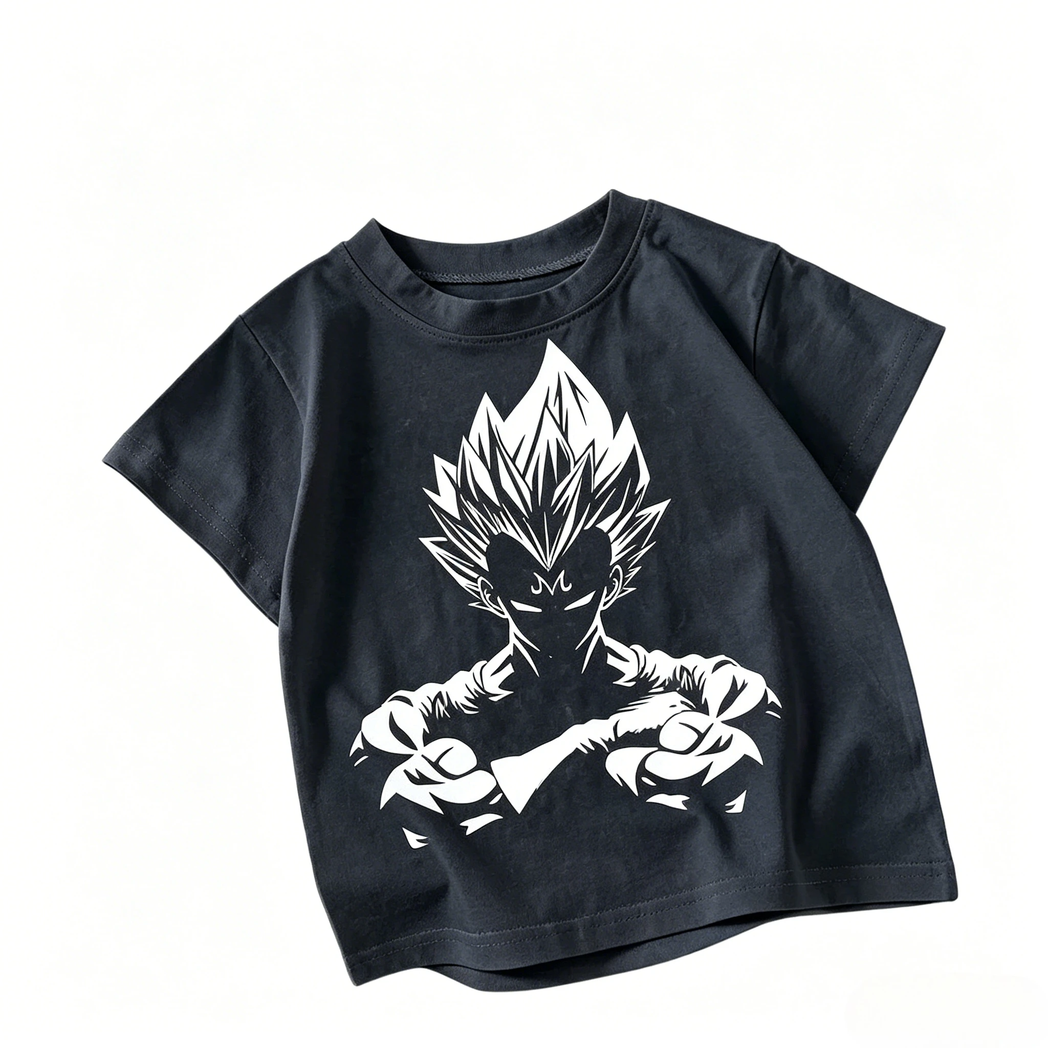 Summer Children's Crew-Neck T-Shirt for Boys and Girls - Dragon Ball Casual Sports Outdoor Loose Short-Sleeved Soft-Fitting Top