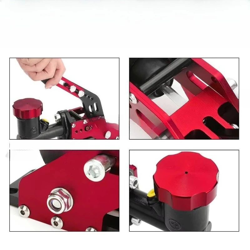 Universal Aluminum Alloy Racing Car Hydraulic E-BRAKE Drift Lever Handbrake Gear With Oil Tank Purple/Black/Red/Blue/Gold