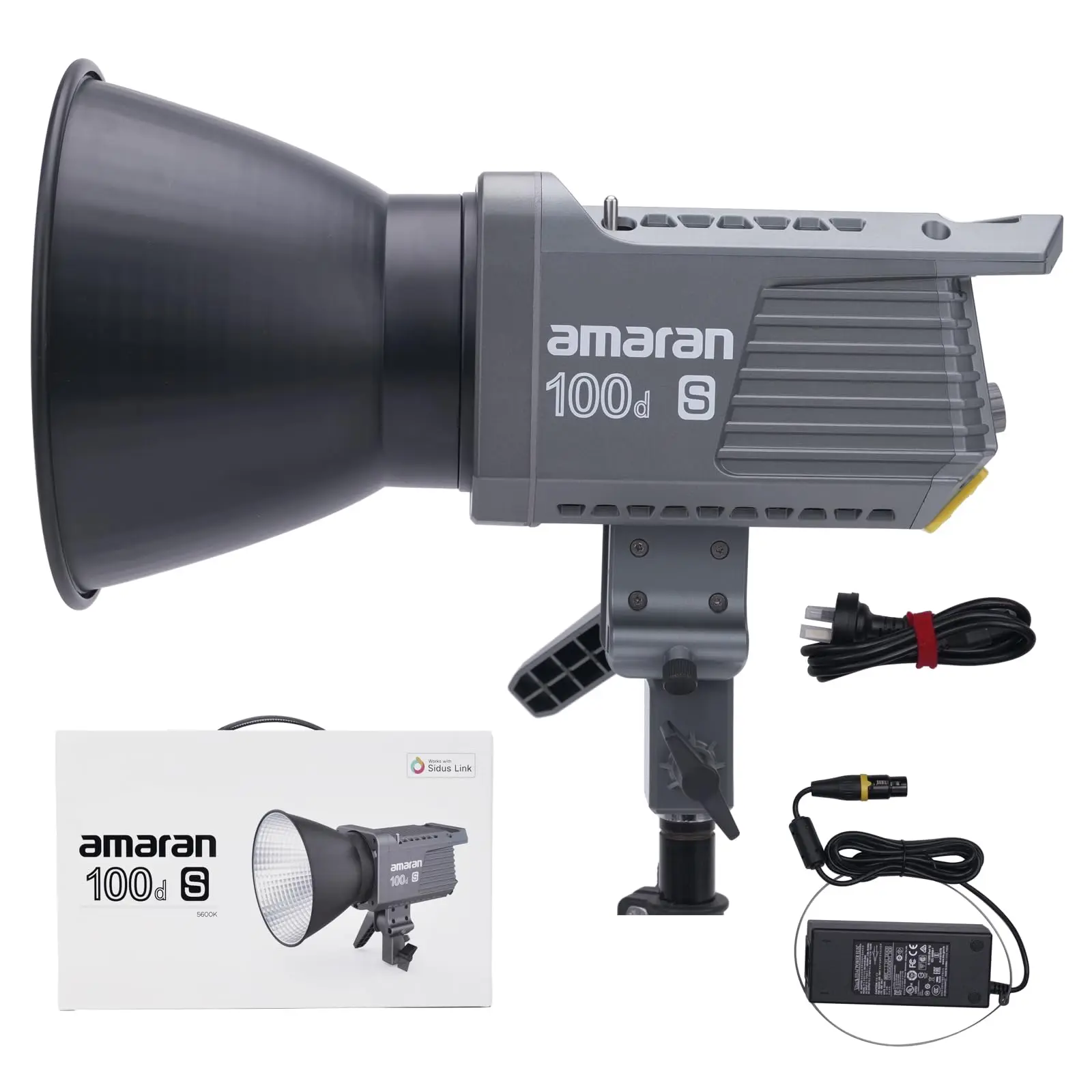 Amaran 100x S 100W Bi-Color LED Video Light,Bluetooth Studio Light Bowens Mount Silent Fan Photography Video Light by Aputure