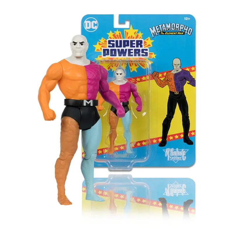 Mcfarlane Toys Super Powers Ornaments Metamorpho Gold DC Collectible Action Figure Doll