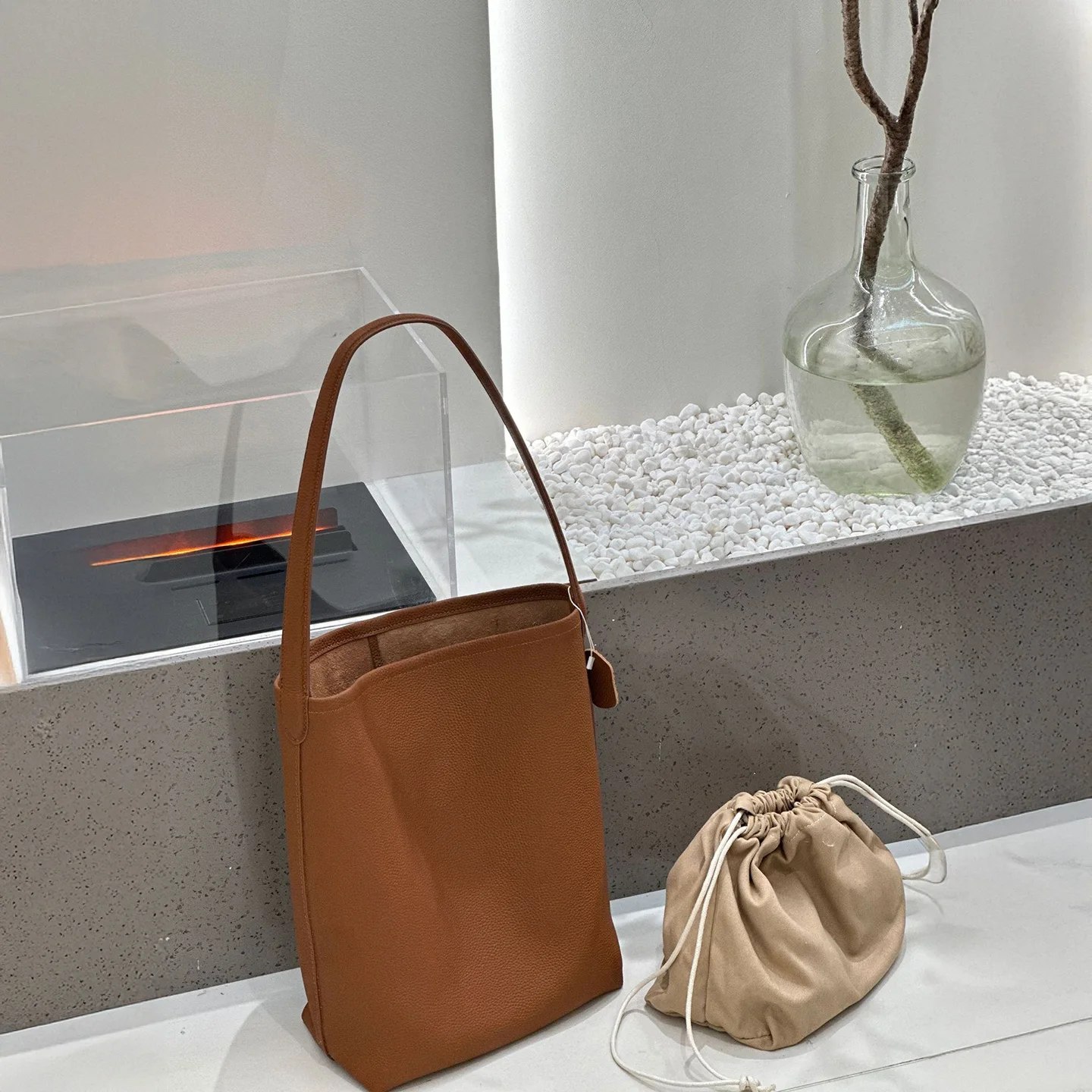 

MENDY Luxury Designer Genuine Leather Bucket Bag Fashionable Handbag for Women Large women's Bag Genuine Leather Shoulder Bag