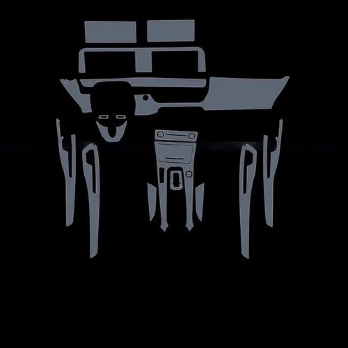 Imagen 2 del producto Para Kia Seltos 2023-2026 tablero de navegación Multimedia transparente protección antiarañazos modificación de película