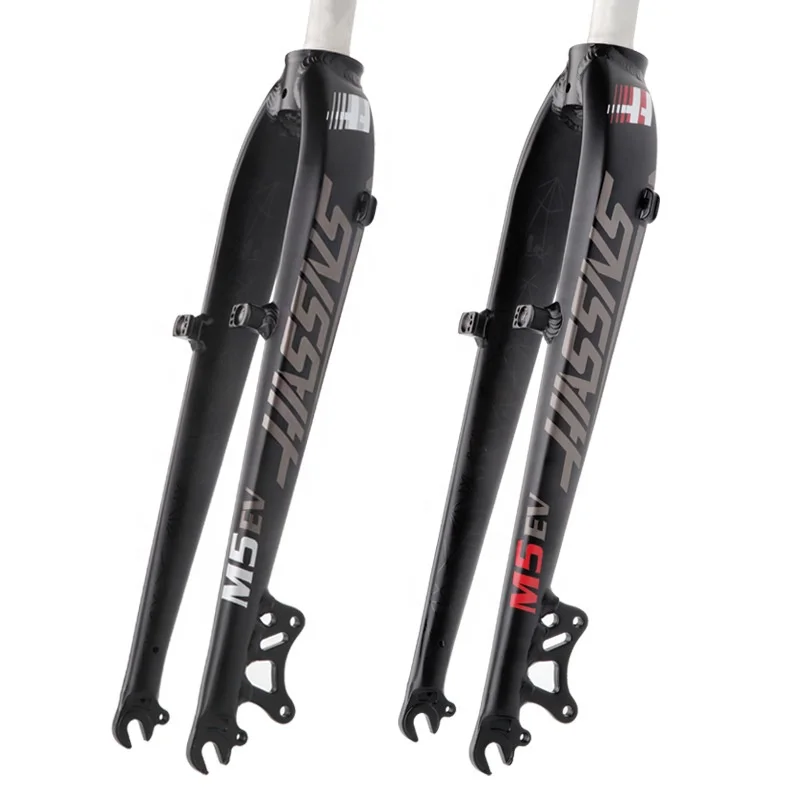 

Straight Tube Bicycle Fork Moutain Bike Front Fork 26/27.5 Inch Black Mountain Bikes Disc Brake