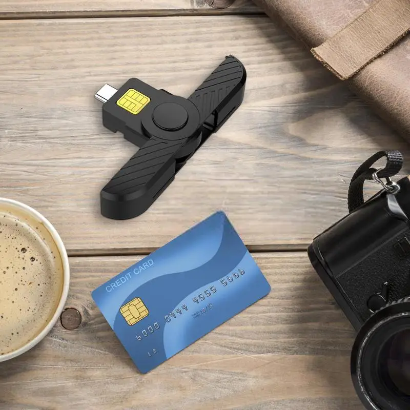 نوع C قارئ البطاقة الذكية معرف الذاكرة ATM البنك إعلان الضرائب CAC IC بطاقة موصل محول لأجهزة الكمبيوتر المحمول الملحقات