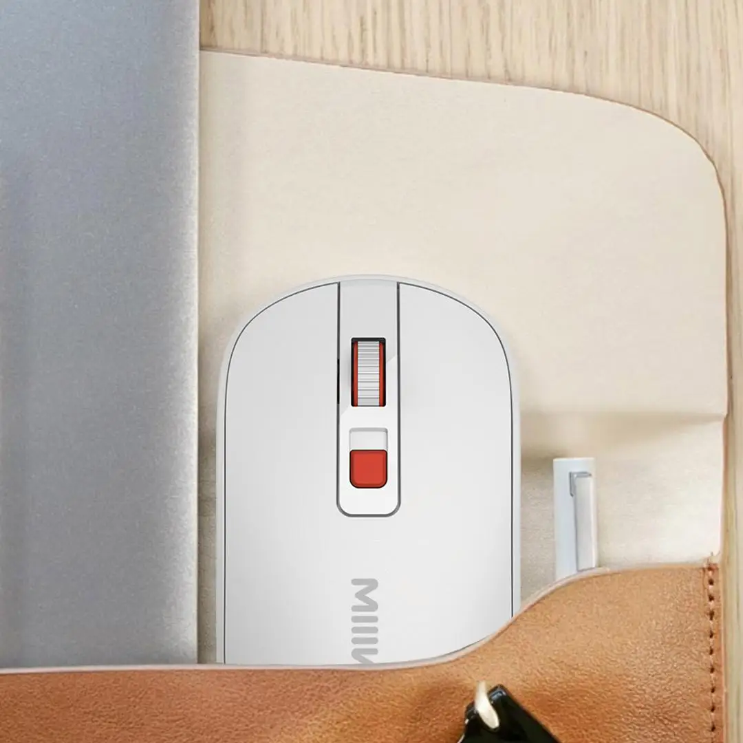 Miiiw Wireless Mute Mouse Lite ABS 800/1200/1600DPI Multi-speed DPI Mute Button 2.4GHz Wireless Receiver Silent Mouse