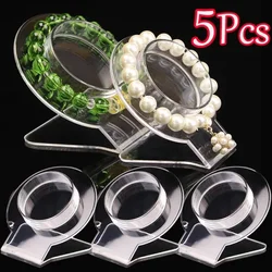 Fashion Transparent  Acrylic Jewelry Bracelet Display Holder Bangle Organizer Rack Acrylic Bracelets Display Collar Stand Holder