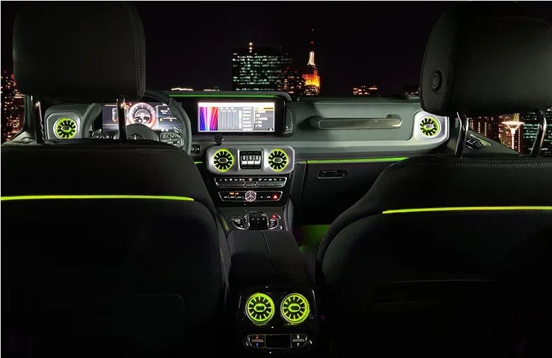 

2026 8 Colors 64 Colors LED Car Exhaust Turbo Nozzle Ambient Lights For Mercedes Benz G Class W464 Ambient Lights