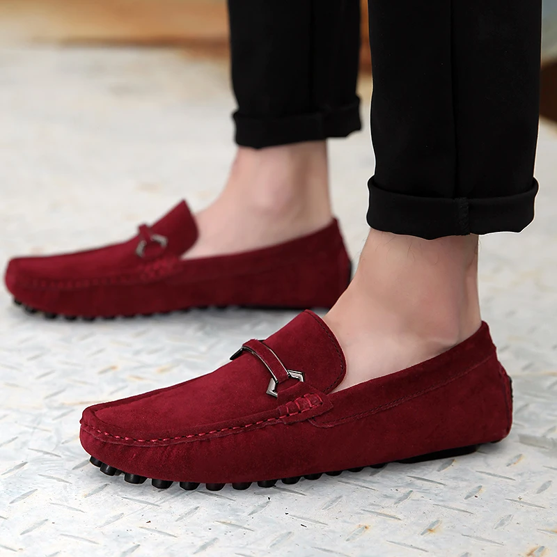MAEDEF Mens Loafers Casual Driving Shoes PU Leather Breathable Soft Loafers for Men Shoe Lightweight Comfort Slip on Men's Shoes