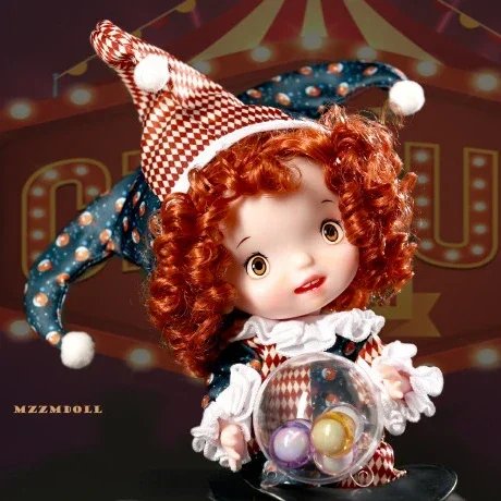 

Original MZZMDOLL The Circus Royal Theater BJD Doll Carnival Magician Clown Customized Puppet Child Friend Limited Edition Toys