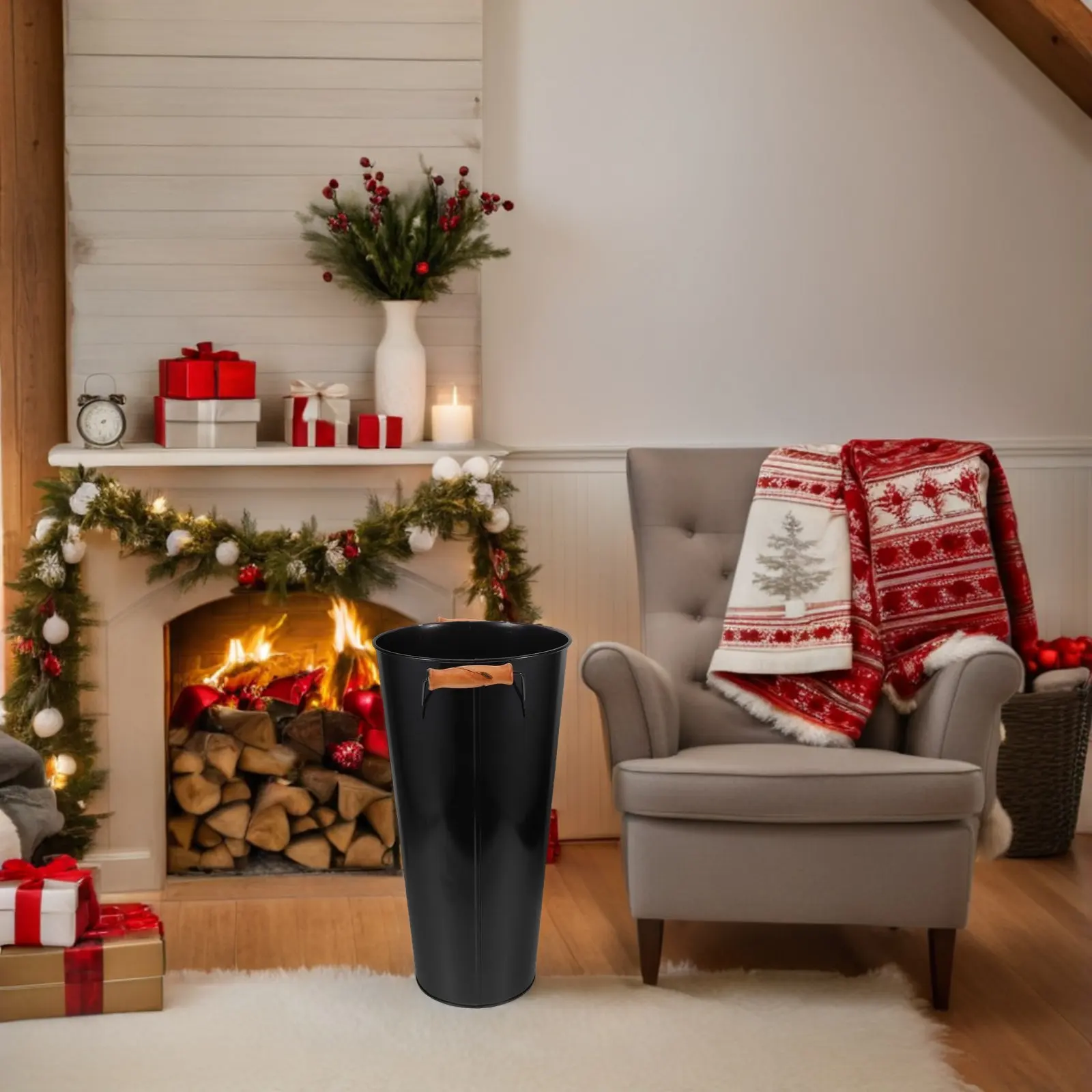 fireplace-woodpile-bucket-coal-for-holder-charcoal-storage-container-firewood-basket