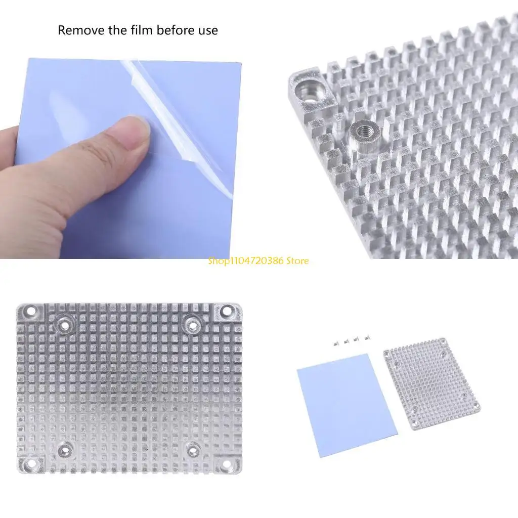 K0EA Aluminum SSD heatsink Desktop Hard Drive Dedicated Heat Sink for PCIE NVME 2.5” SATA3 SSD Cooler