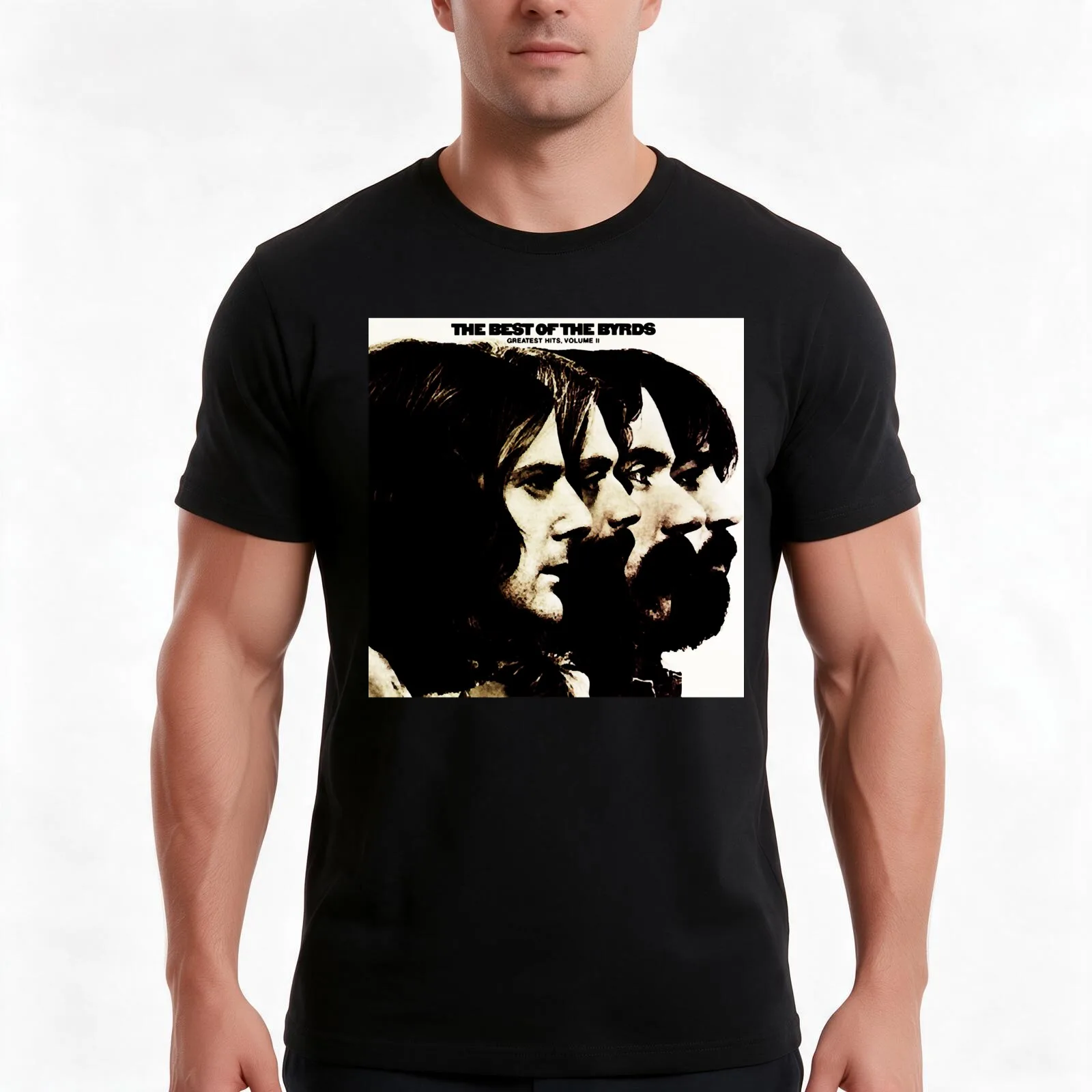 international band in tour favorite the byrds band Classic T-Shirt, Summer Casual Cotton Tee, Oversized Streetwear Tops