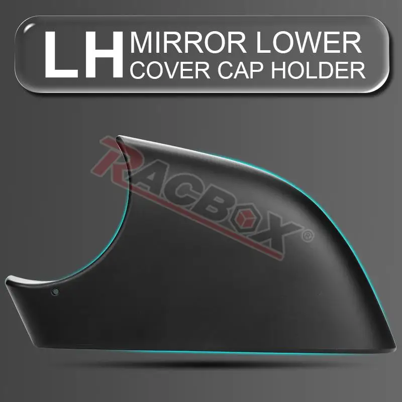 Car Side Door Wing Rearview Mirrors Lower Cover Holder for Tesla Model 3 2017 2018 2019 2020 2021 2022 Black 2287.3005 2287.3006