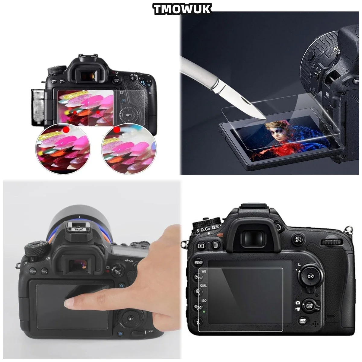 For PENTAX K30 Crystal Screen Guard, 9H Hardness & HD Visibility