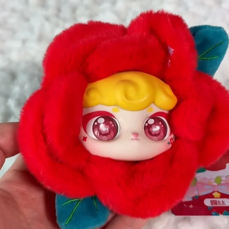 

Коробка серии Blossom Chronicles, слепая коробка, 6 шт., мини-набор, кавайная кукла, аниме, экшн-фигурка, игрушки со скрытым редким подарком