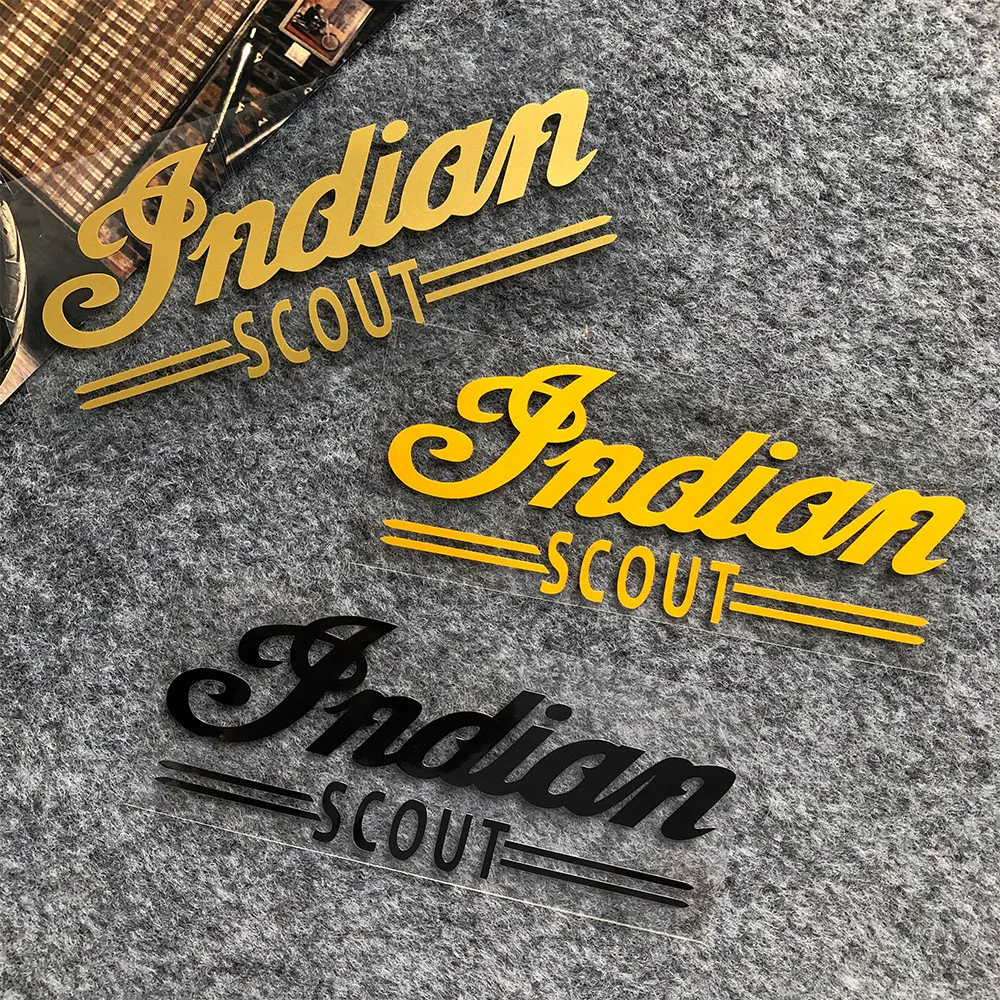 Indian SCOUT Reflective Motorcycle Stickers Decor Moto Car Auto Scooter Body Fuel Tank Windshield Helmets Decals Accessories