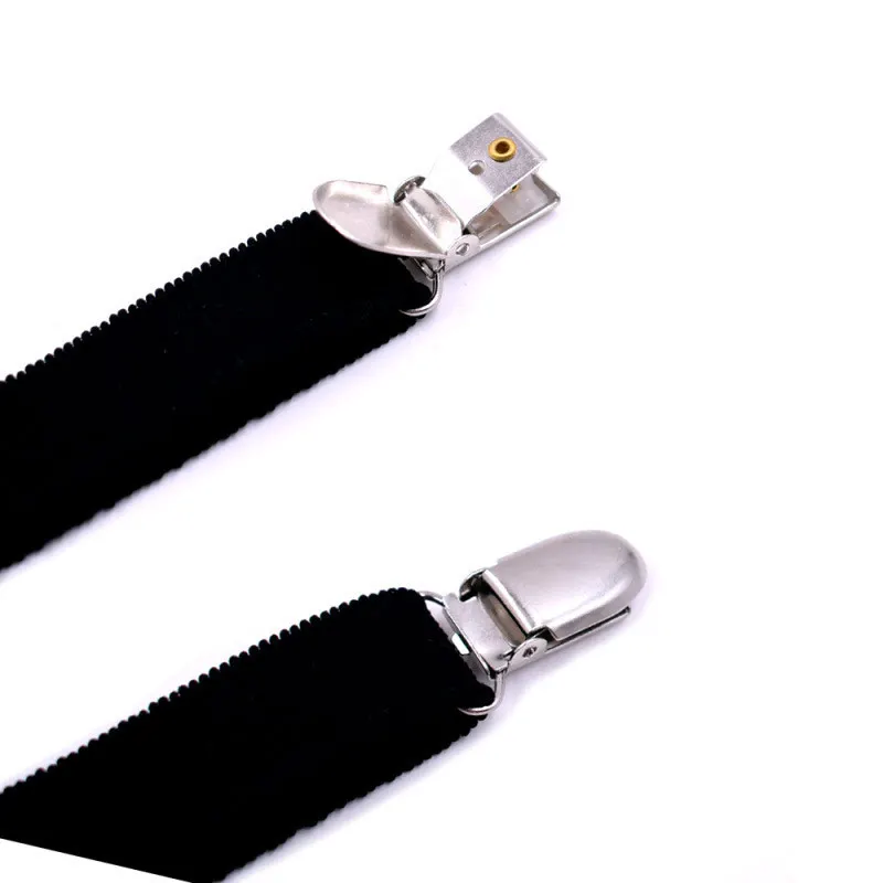 Clip antiarrugas para camisa, abrazadera de bloqueo uniforme ajustable en forma de Y, liguero antideslizante, Clip de Metal, diseño versátil para todos los género