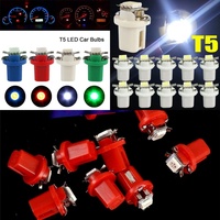 10Pcs T5 B8.5d LED Light Car Dashboard Speed Lights Bulb for Land Rover v8 discovery 4 2 3 x8 freelander 1 2