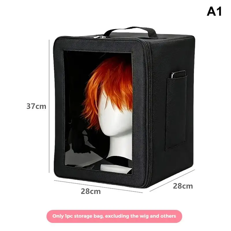 Hanging Wig Head Model Storage Box