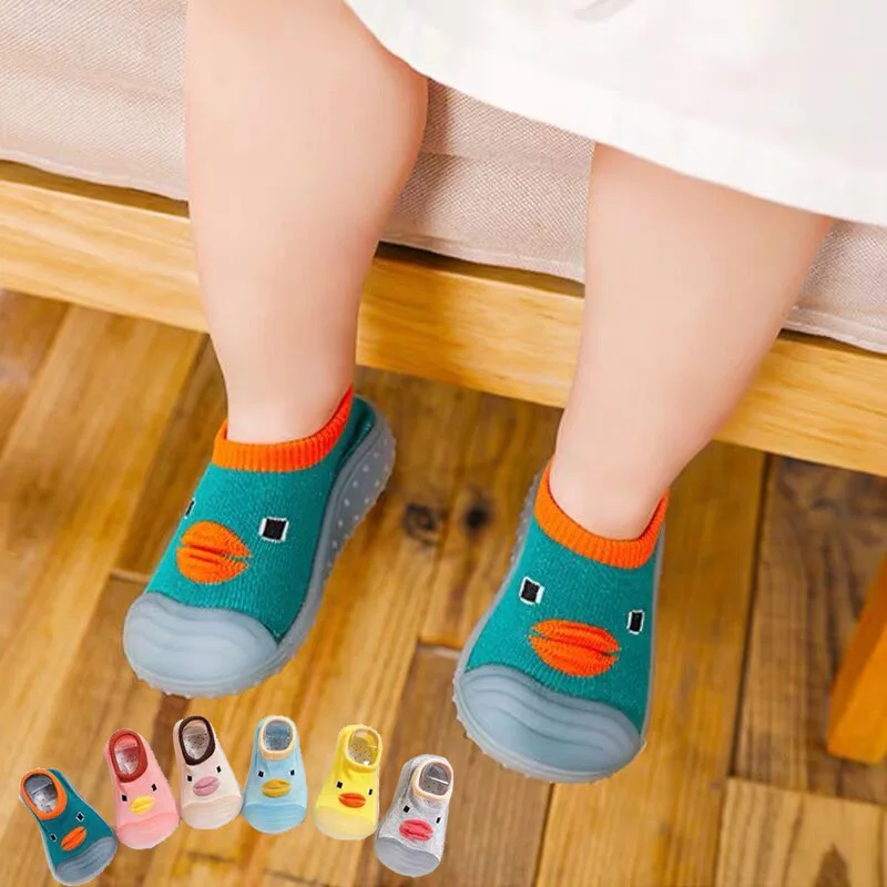 아기신발 Infants Toddler Sock Shoes Indoor Cute Baby Floor Shoes Baby Girl Boy Casual Sneaker Soft Sole Non-slip First Walkers Tenis