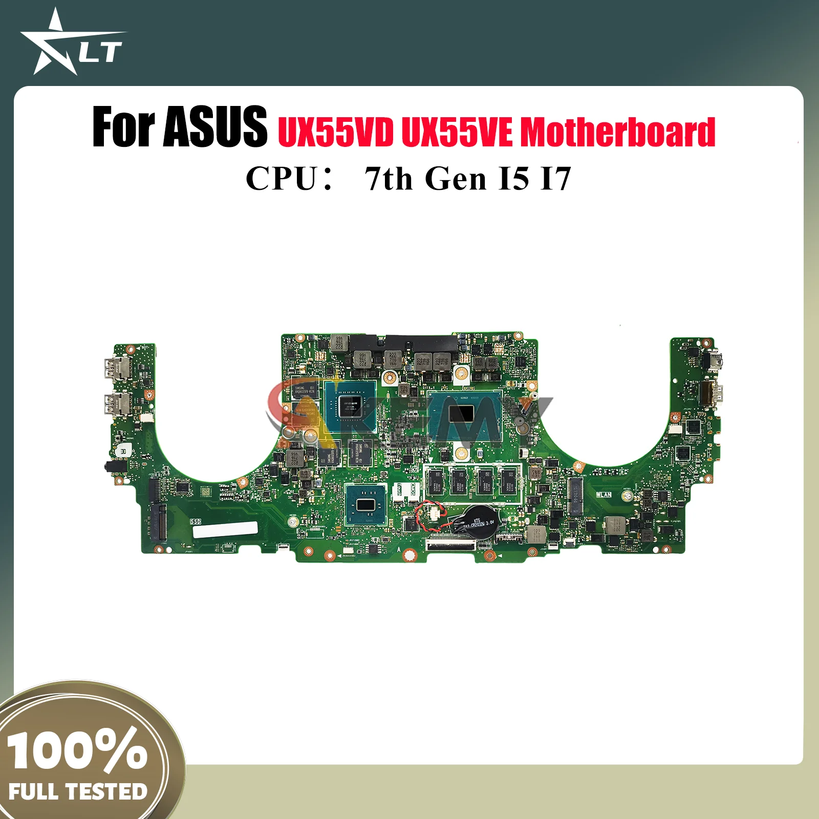 

UX550VD Laptop Motherboard For ASUS ZenBook UX55VE UX550 UX55VD UX580G Notebook Mainboard With I5 I7 CPU 100% tests OK fast ship