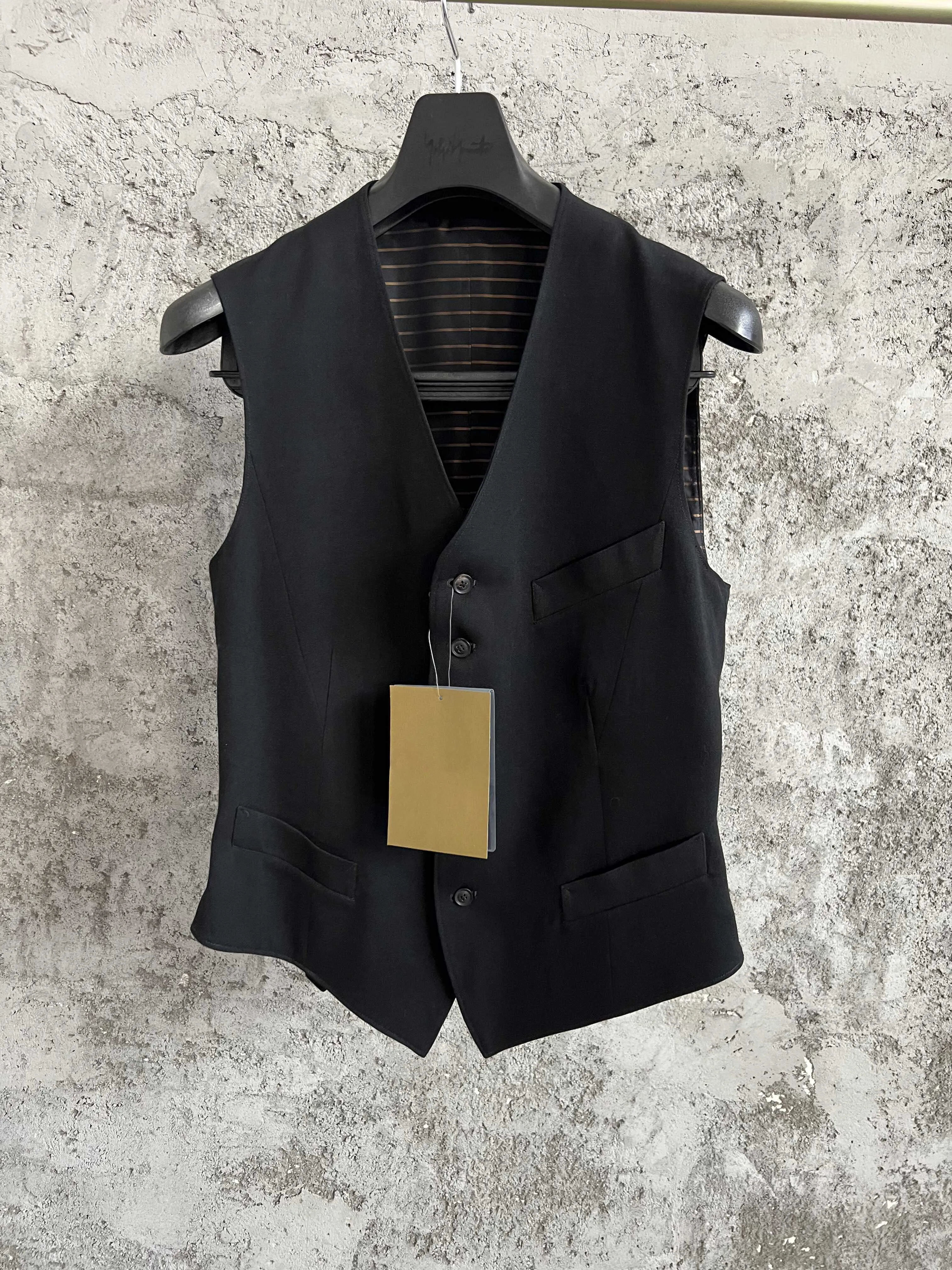 صدرية ذات تصميم أصلي داكن مصبوغة بالزهور المزهرة ليلاً وصدرية واحدة بطبقة مزدوجة #3