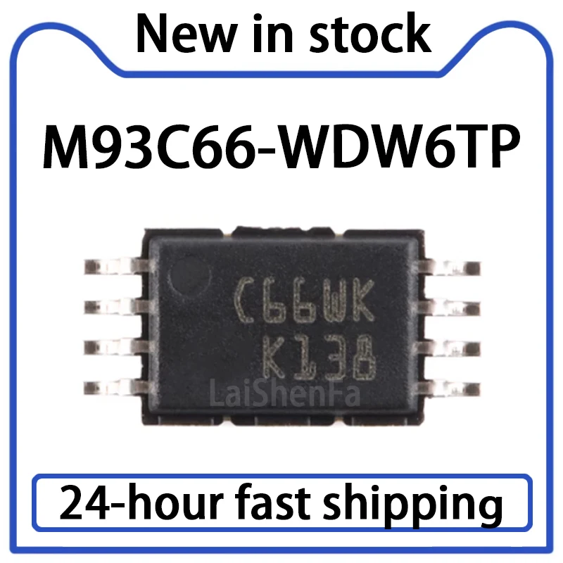 5PCS M93C66-WDW6TP Package TSSOP-8 4Kbit MICROWIRE Serial Access EEPROM Chip Stock