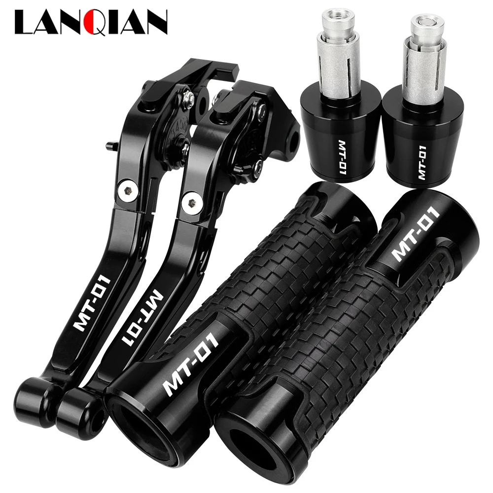 

For YAMAHA MT01 MT 01 MT-01 2004-2009 Motorcycle Accessories Handgrip Extendable Brake Clutch Levers Handlebar Grips Handle Ends