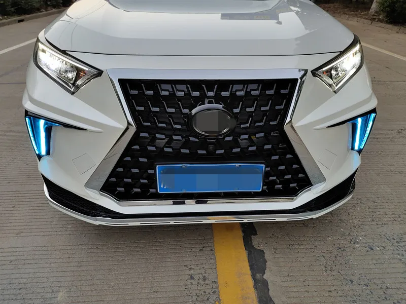 Auto Car Accessories Front Bumper Facelift Wide Conversion Bodykit Body Kit for RAV4 2020