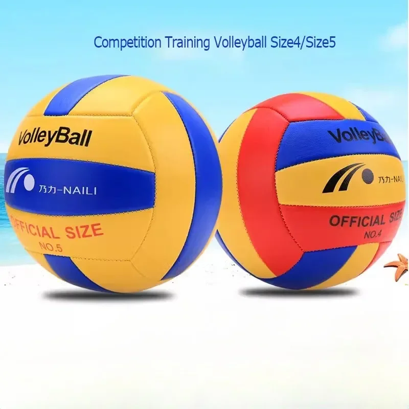 Volleyball Professional Competition PVC Volleyball Size 4 5 For Beach Outdoor Camping Volleyball Indoor Game Ball Training Balls