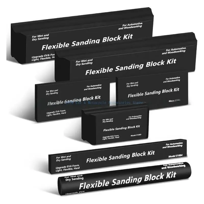 L5BC 多目的 EVA フォームサンディングキット車体木材表面準備サンディングブロックウェットドライ使用 EVA フォーム
