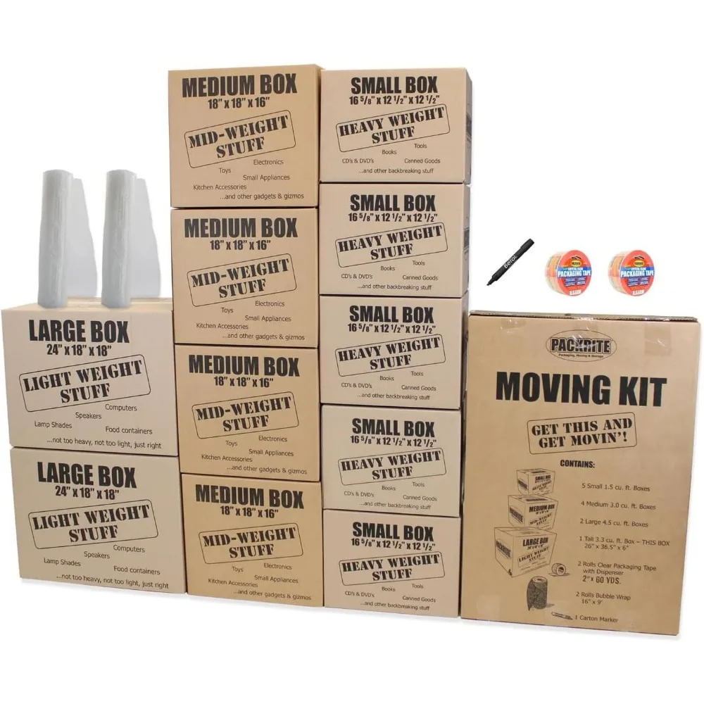 Подвесной шкаф для переезда, набор из 3 шт., 24x24x40 дюймов, портативное хранилище для предметов первой необходимости для перемещения