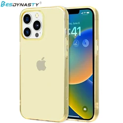 Luxury Transparent Candy Color Clear Soft Case For iPhone 15 14 Plus 13 12 Mini 11 Pro Max SE 2 3 Ultra Thin Silicone Slim Cover