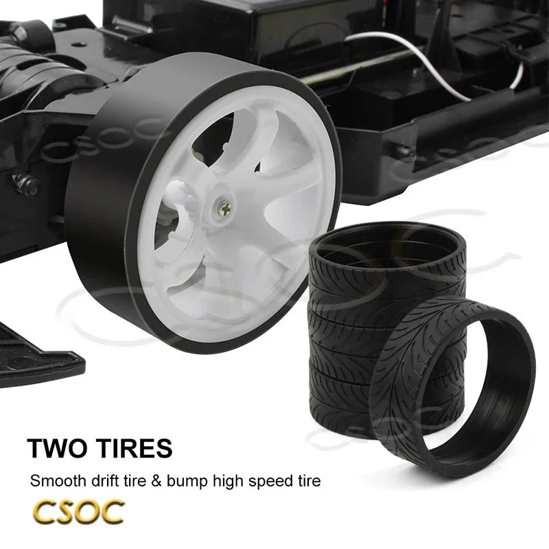 CSOC Accessories Spare Parts for 1/10 RC Racing Drifting Cars One-click Acceleration High Speed Big Off-road 4WD for Adults