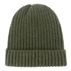 Gorro de malha listrado unissex, chapéu quente de inverno cinza azul cáqui azul escuro amarelo vermelho