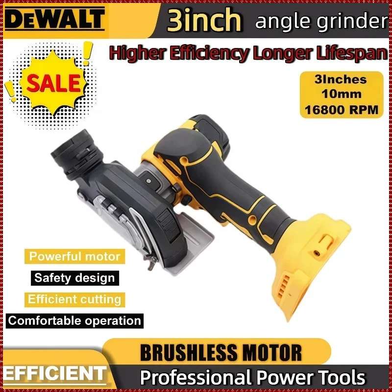 

Аккумуляторная мини-угловая шлифмашина Dewalt 3 дюйма, электрический отрезной инструмент, циркулярная пила, электроинструмент для аккумуляторов Dewalt
