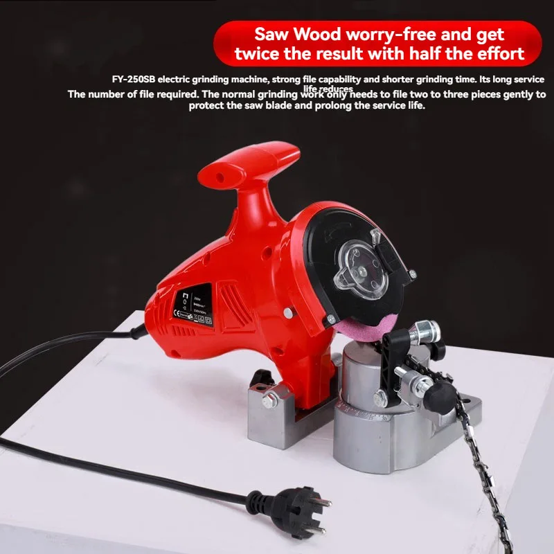 Professional Electric Chain Grinding Machine 220W Desktop Chain Grinding Machine Chain Grinder Electric Sharpener