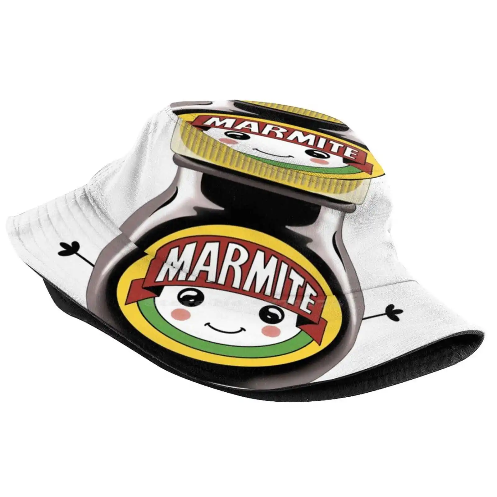 Marmite Cutie Sun Cap Fisherman Hat Bucket Hats Marmite Lover Theodora Gould Marmite Jar Marmite Cutie Fun Marmite Illustration