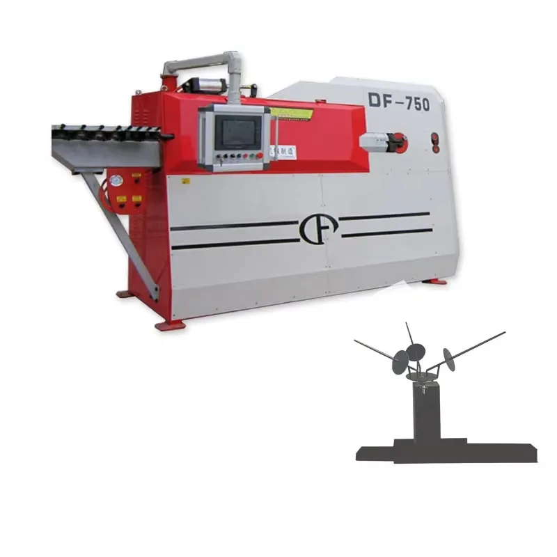 Customized New CNC Cutting Bending Machine For Steel Bar Rebar Equipment Automatic Stirrup Bender Easy To Operate For Easy Insta