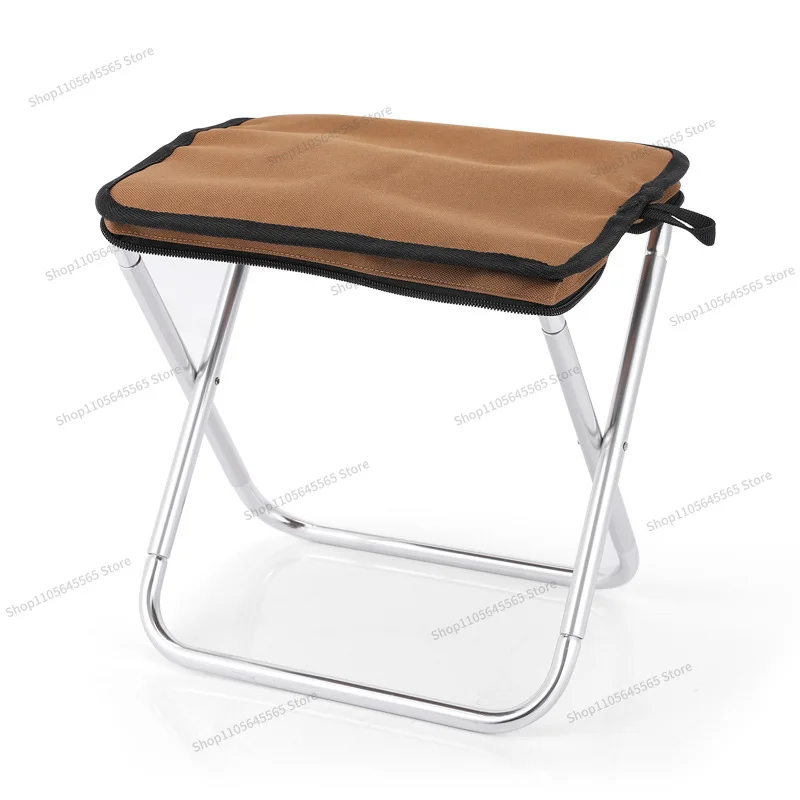 For  Outdoor Portable Folding Small Horse Camping Equipment Stool Chair Ultra Light Aluminum Alloy Stool