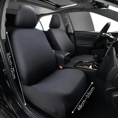 Imagen 1 del producto Funda Universal de tela elástica para asiento de coche, lavable, a prueba de polvo, cubierta protectora de asiento todo incluido para la mayoría de los accesorios interiores del coche