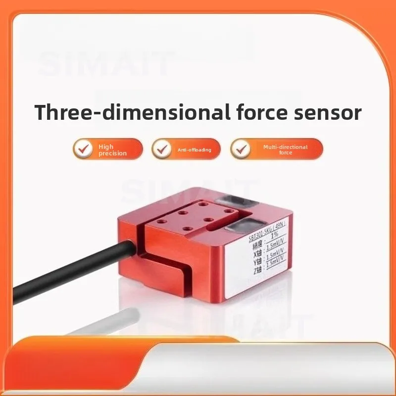 SBT301A Multi-Axis Force Torque Sensor, 3D 6DOF Multi-Component Load Cell for Robotic Arm Grinding & Polishing