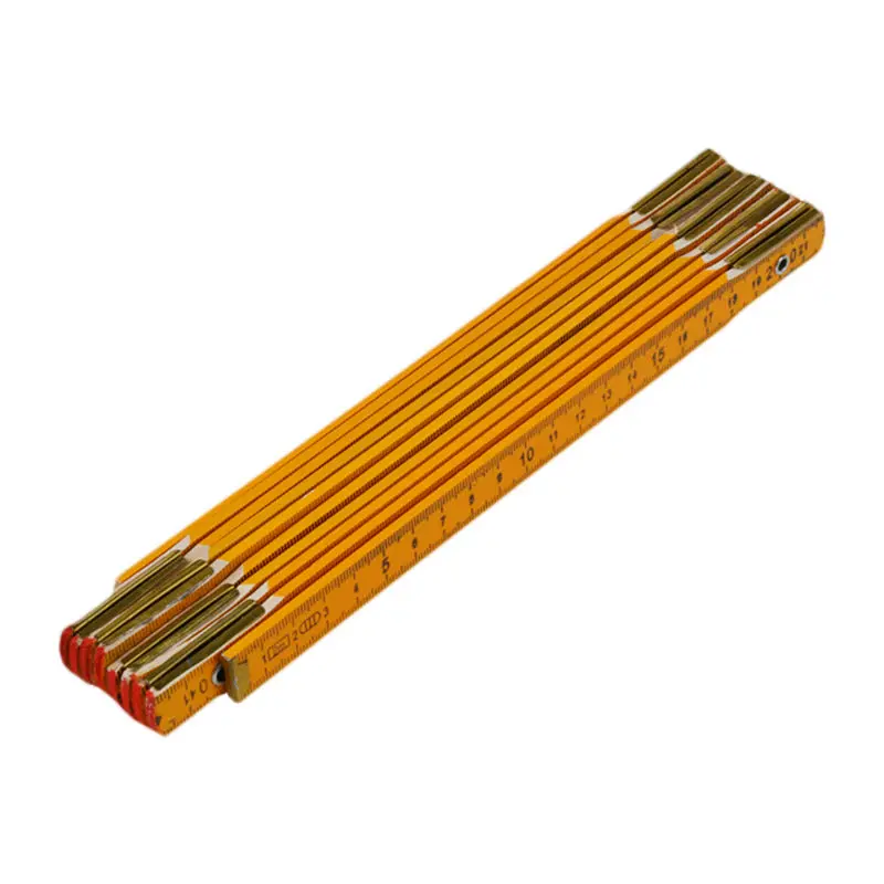 Righello pieghevole in legno da carpentiere portatile 200Cm/79 pollici