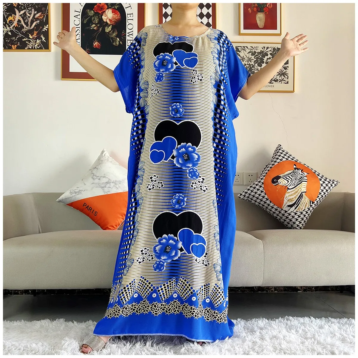 New Good Quality African Dresses For Women Muslim Abaya Dubai Turkey Muslim Fashion Hijab Cotta Dress American Islam Clothing