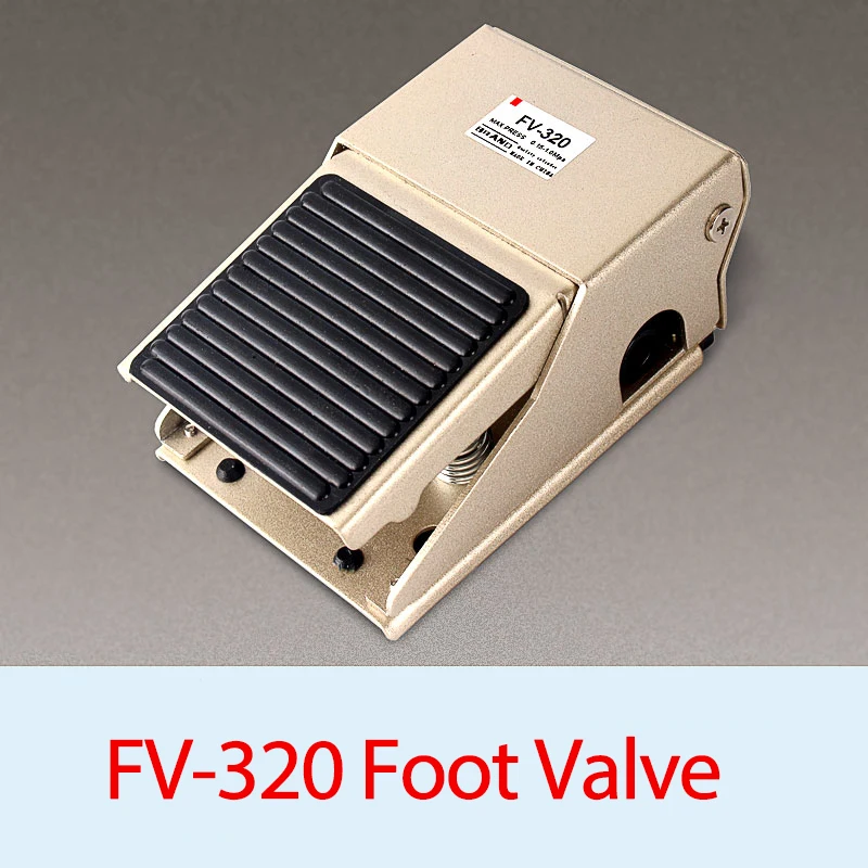 Detalle 1 de Electroválvula 1 pcs FV320 Air Pneumatic Switch Foot Pedal Valve Pedal Pneumatic Valves Neumática